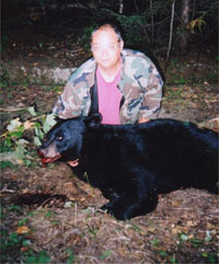 Black bear hunting in Maine