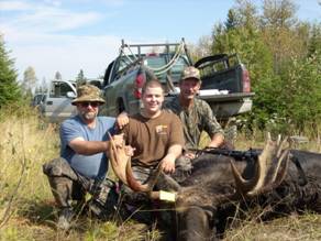 Moose hunting in Maine