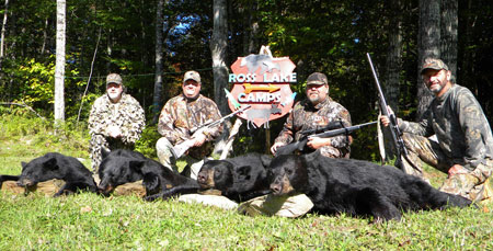Fourth Week Bear Hunting Group Maine 