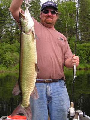 Trophy muskie in North maine
