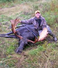 Maine trophy moose